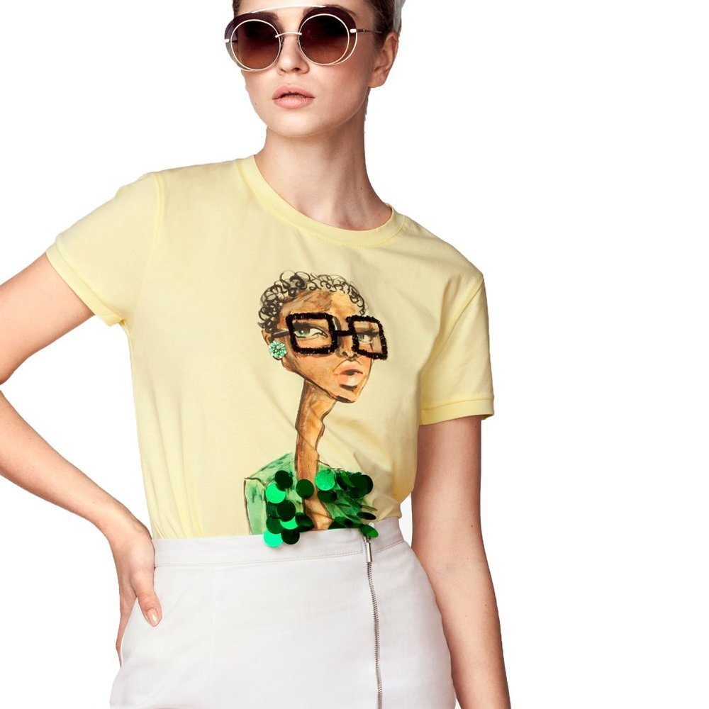O'Blanc Memories Embroidery T-shirt